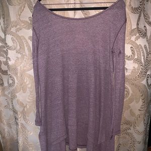 Lavender Flowy Tunic Top